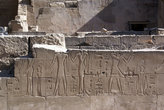 Рисунки на стене Луксорского храма