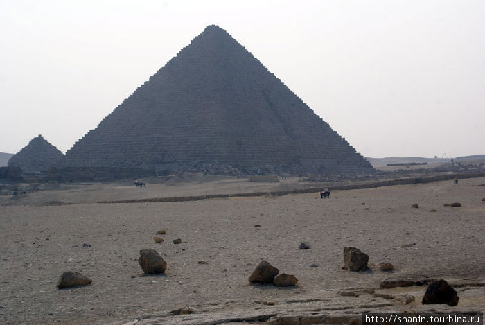 Пирамиды в пустыне Гиза, Египет