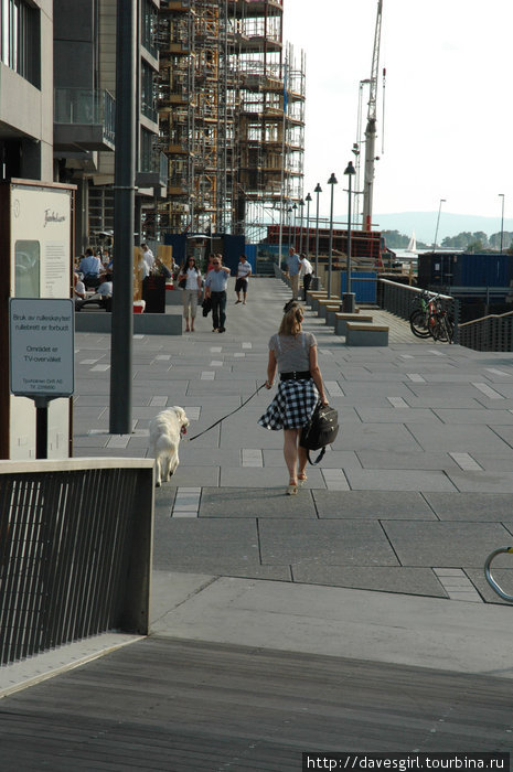 Дама с собачкой :) Осло, Норвегия