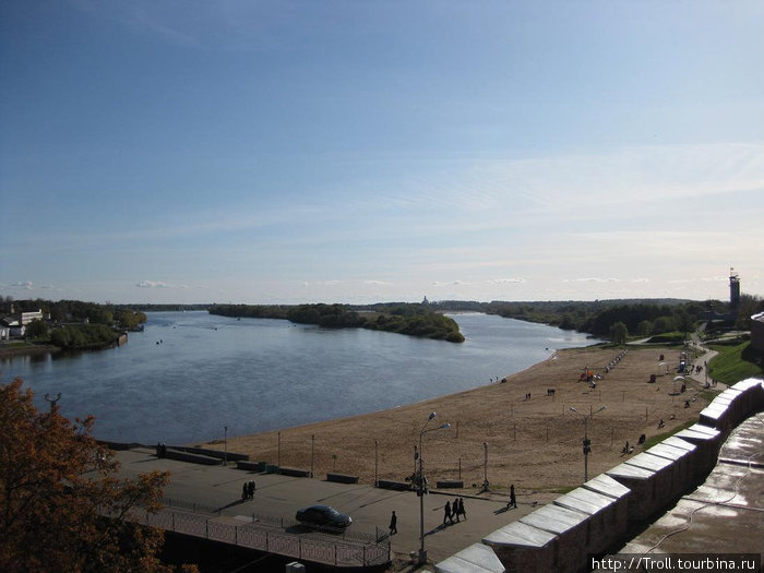 Вид в сторону Ильменя Великий Новгород, Россия