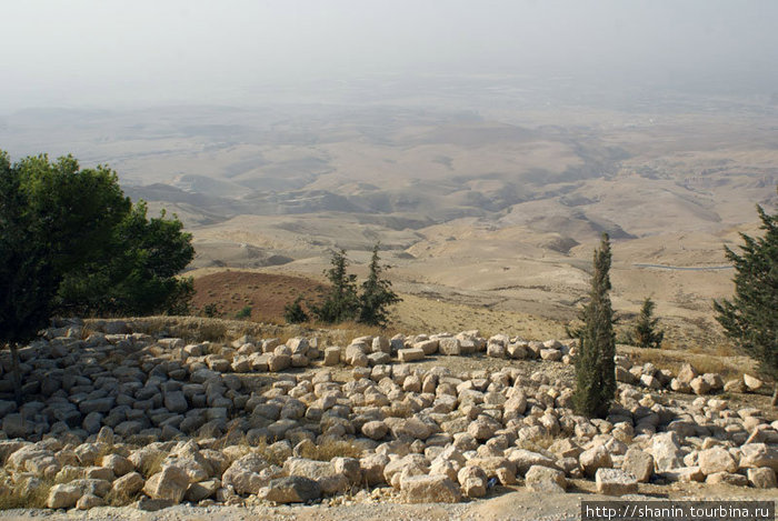 Вид с горы Небо Гора Нево́ (710м), Иордания