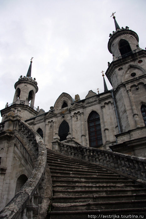 парадная лестница церкви Баженова