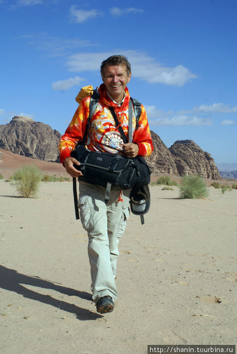 Сюда, мой друг, пешком и только с рюкзаком... Пустыня Вади Рам, Иордания