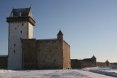 Нарвский замок зимой