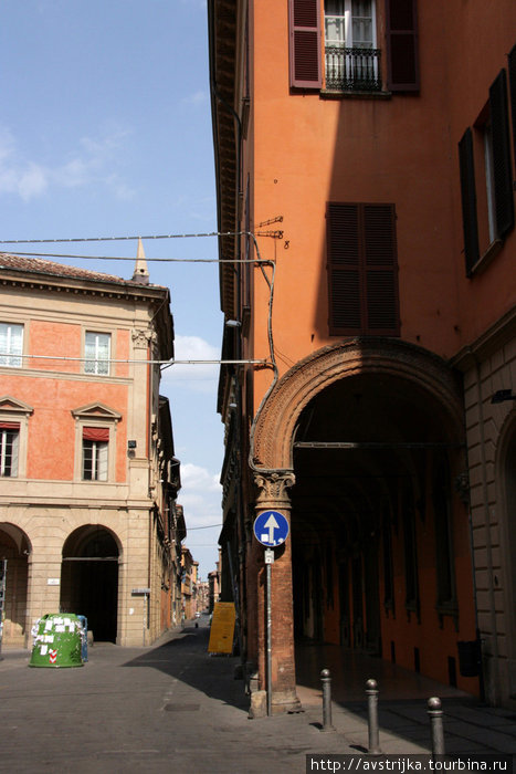 улицы Болоньи Болонья, Италия