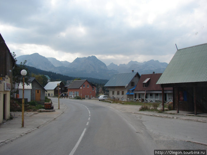 Деревня в горах Черногория