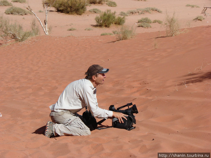 Снимаем бархан на видео Пустыня Вади Рам, Иордания