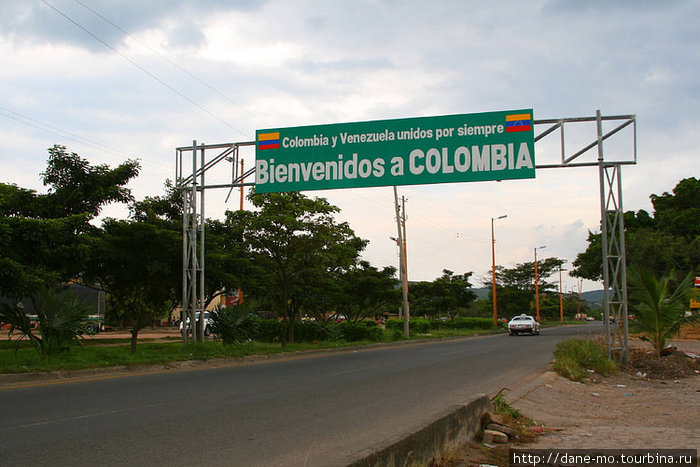 Добро пожаловать в Колумбию Сан-Кристобаль, Венесуэла