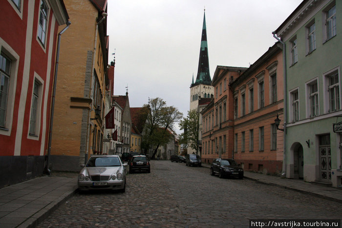 дорога к церкви Олевисте Таллин, Эстония