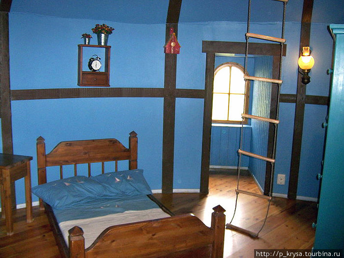 Небесно-голубая комната Мумми-тролля Наантали, Финляндия