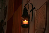 свеча с таллинском ресторане