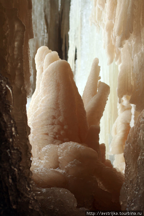 ледяные сталагмиты Таллин, Эстония