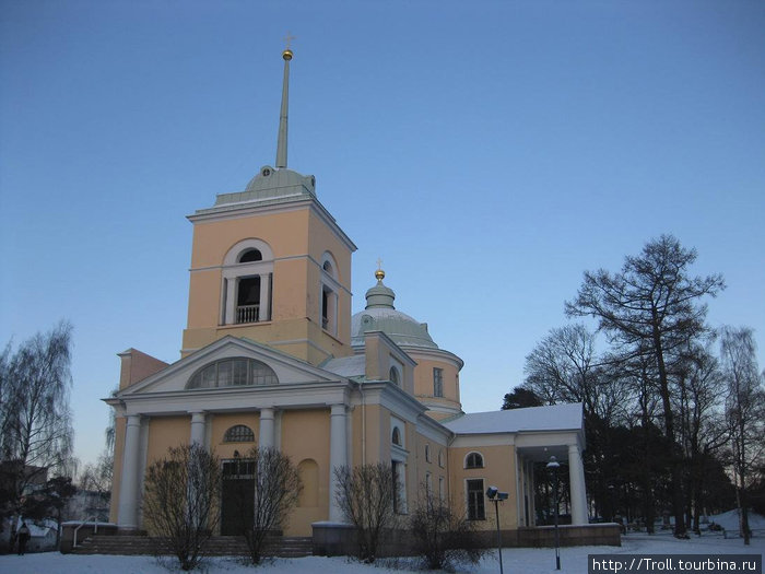 Чудесно некогда спасенная церковь Котка, Финляндия