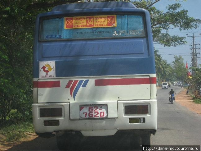 Рейсовый автобус Северо-Центральная провинция, Шри-Ланка