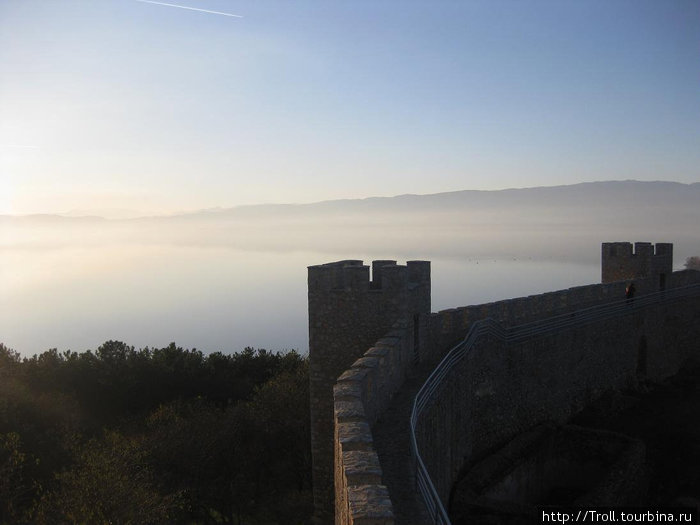 Вид с высоты Охрид, Северная Македония