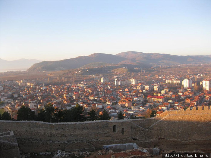 Вид с высоты Охрид, Северная Македония