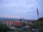 Закат над Барселоной. Вид с горы Монжуик