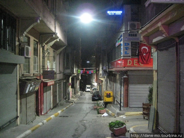 Ночной город Стамбул, Турция