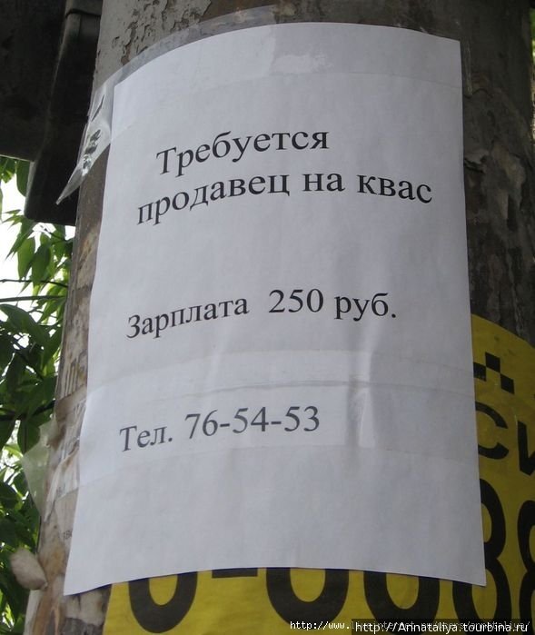 А не послушаетесь, пойдете квасом торговать! Лет этак на 17, чтобы штраф отбатрачить! :)) Саратов, Россия