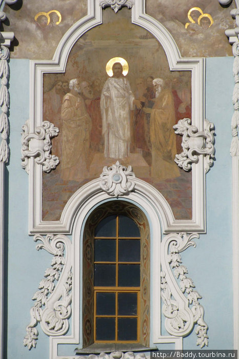 Фрагменты лепки и росписи Успенского собора Киев, Украина