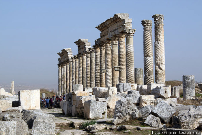 Колонны и фрагменты храмов Афамия, Сирия