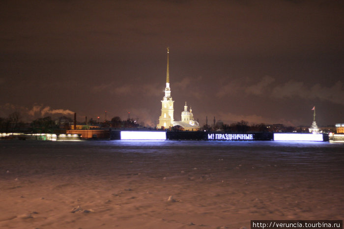 Заячий остров и Петропавловская крепость. Санкт-Петербург, Россия