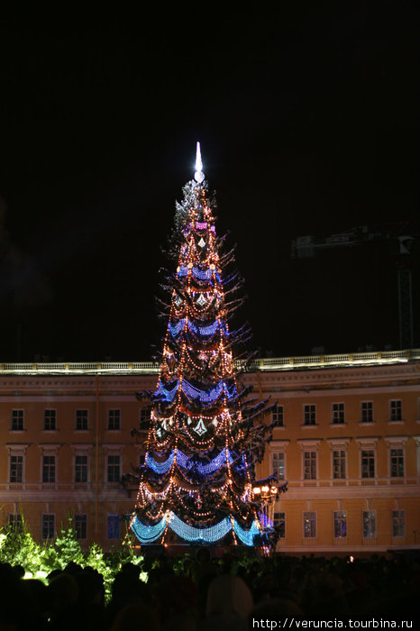 Главная елка города. Санкт-Петербург, Россия