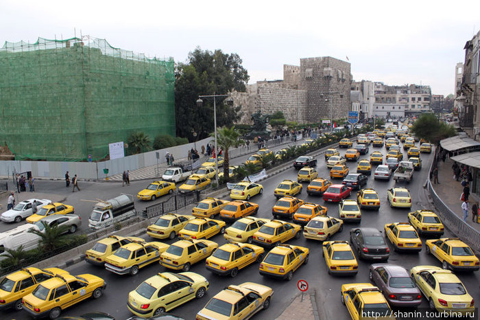 Желтые короли Дамаска — такси!!! Дамаск, Сирия
