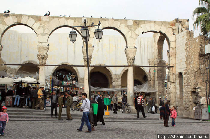 Остатки дворца Юстиниана Дамаск, Сирия