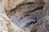 Ущелье Святой Феклы — вид сверху