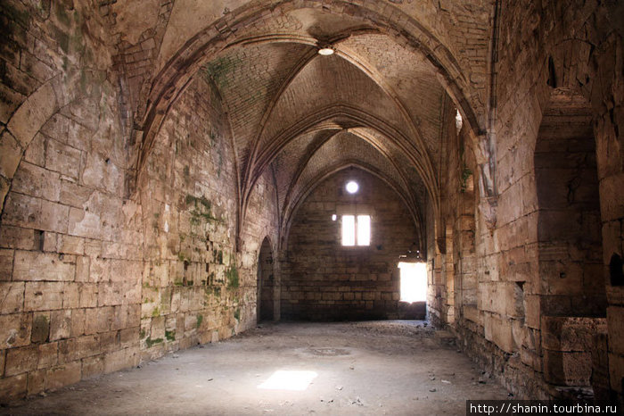Конюшня в замке Крак де Шевалье Сирия