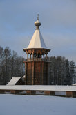 Колокольня была воссоздана по обмерам архитектора Суслова в 1884 году.
