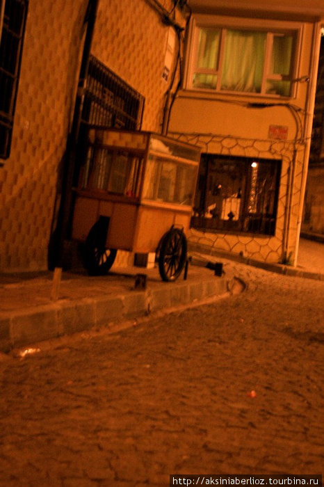 цыганский район ночью Стамбул, Турция