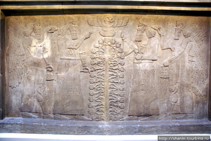 Ассирийский барельеф Лондон, Великобритания