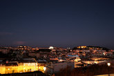 вид на ночной Лиссабон с панорамы