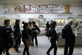 Посетители в Британском музее