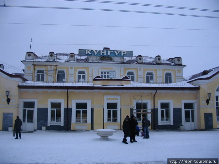 Прогулка по зимнему ночному Кунгуру Кунгур, Россия