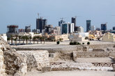 Вид из форта на столицу Бахрейна — Манама-сити
