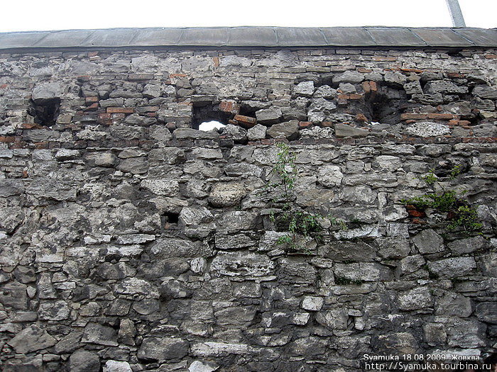 Часть монастырской стены. Жолква, Украина