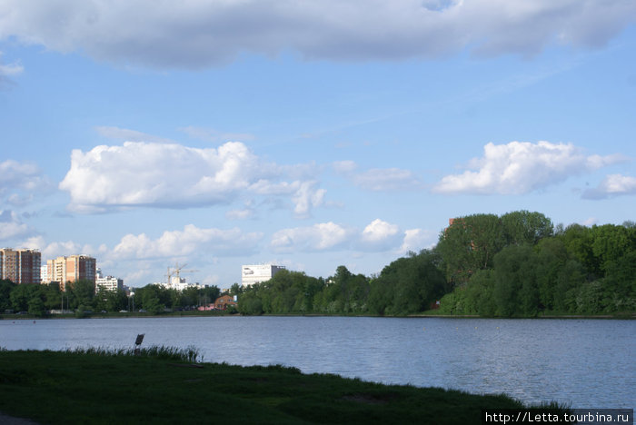 Московский парк в конце мая Москва, Россия