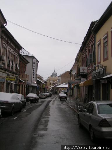 Улочка чуть в стороне Нови-Сад, Сербия