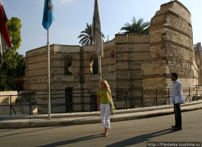 Остатки римской крепости Вавилон Каир, Египет