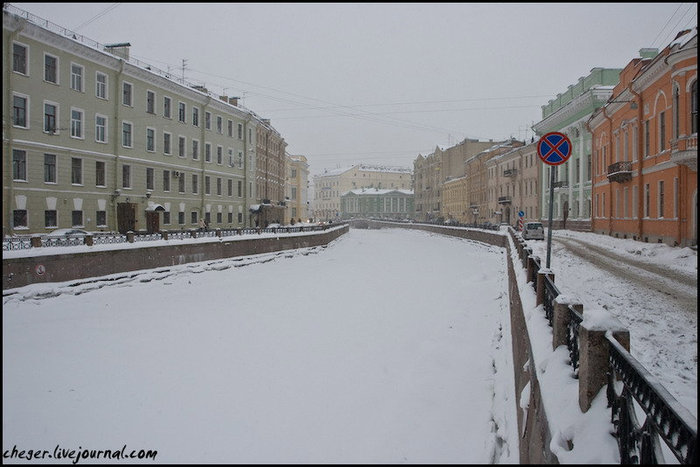 Заснеженный Петербург Санкт-Петербург, Россия