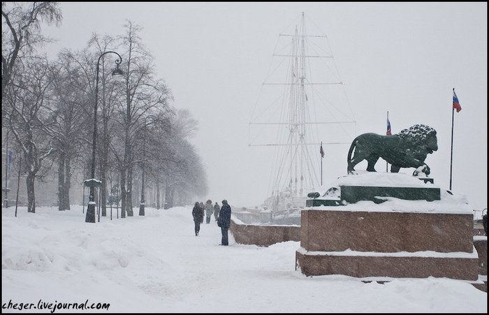 Заснеженный Петербург Санкт-Петербург, Россия