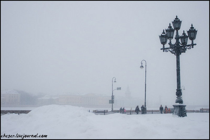 Заснеженный Петербург Санкт-Петербург, Россия