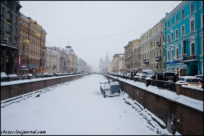 Заснеженный Петербург Санкт-Петербург, Россия