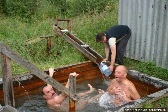 Источник с родоновой водой. Лодейное Поле, Россия