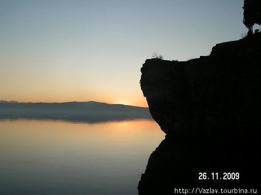 Вечерней порой Охрид, Северная Македония