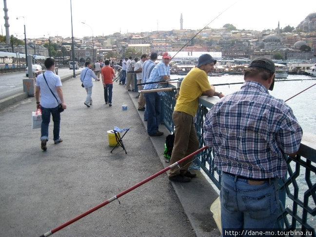 Рыбаки Стамбул, Турция