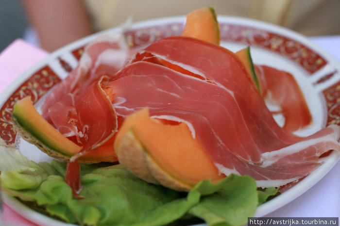 prosciutto e melone Италия